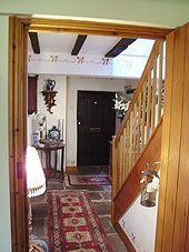 The feature Inner Hallway with traditional, pretty country cottage fixtures and fittings