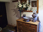 Views of the stone flagged Inner Hallway